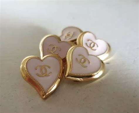 chanel heart buttons|Chanel buttons for women.